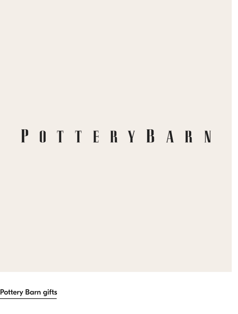 pottery barn gifts